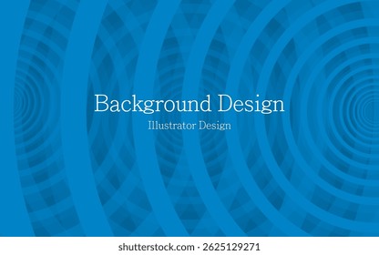 Diseño de fondo de efecto visual escalonado de líneas curvas azules