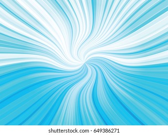 blue curved rays background