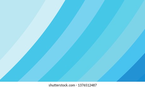 Blue Curved Stripes Background