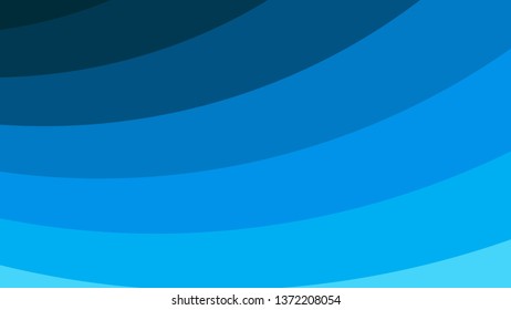 Blue Curved Stripes Background Illustration