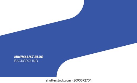Blue Curved Visual Concept Minimal Abstract Grey Background