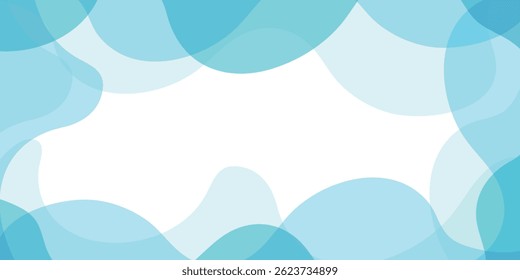 Fondo de patrón de Washi curvado azul