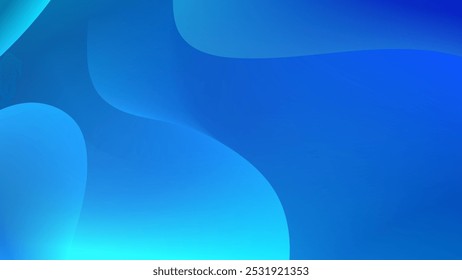 Fondo abstracto de las curvas azules agradable para el Fondo de pantalla o el Anuncio