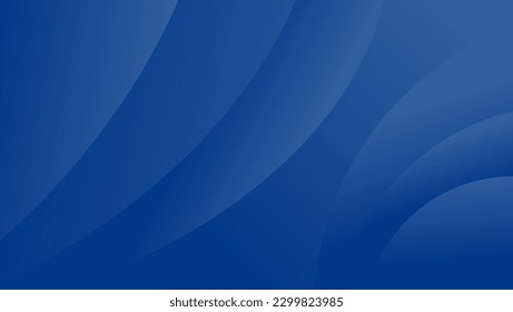 Blue curves abstract with gradient background.