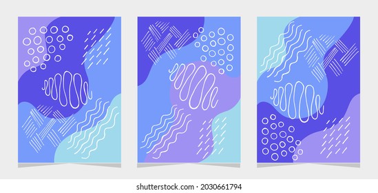 Antecedentes de Blue Cyan Abstract para afiche. Ilustración vectorial de movimiento. Color azul cian rosa de moda. Se puede usar para publicidad, afiche, marketing, presentación, teléfono, video.