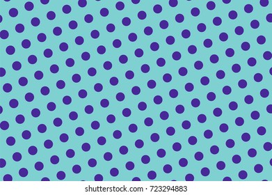 Blue and cyan abstract halftone vector background. Winter seasonal banner template. Smooth dotted pattern. Horizontal dotted gradient. Pop art design. Pastel halftone texture. Violet blue background
