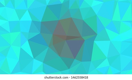 Blue and Cyan to black modern gradient triangle background texture made out of triangles of  different sizes in vector art, to be used as background/texture for sites/posters (Low Poly texture)