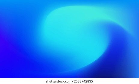 Fondo abstracto de malla ondulada de gradiente cian azul agradable para el Fondo de pantalla o el Anuncio
