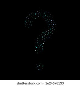 Blue, cyan, turquoise glitter stars, shiny confetti. Scattered little sparkling, glitter elements. Random stellar falling on black background. New Year Christmas background. Vector illustration.