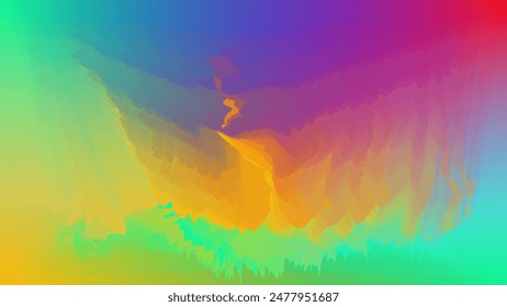 Fondo abstracto de malla de degradado rojo cian azul agradable para el Fondo de pantalla o el Anuncio
