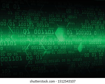 Blue cyber circuit future technology concept background