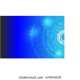 blue cyberspace technology concept.