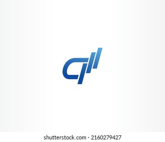 blue d letter icon. dii initial letter concept logo design.