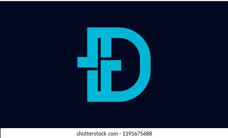 blue D symbol