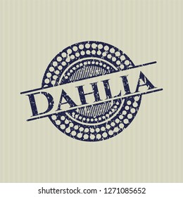 Blue Dahlia rubber texture