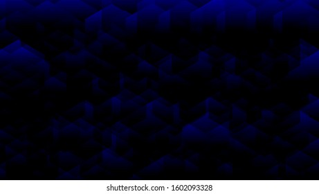 BLUE DARK BACKGROUND WITH POLYGON SHAPES