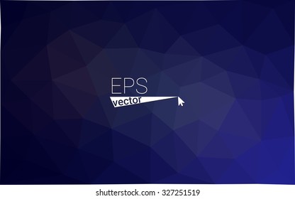 blue dark  black geometric rumpled triangular low poly style gradient illustration graphic background. Vector polygonal design for your business.