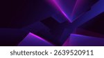 Blue dark polygon with diagonal stripe pink lines