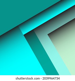 blue and dark blue vector overlap layer on dark space for background design