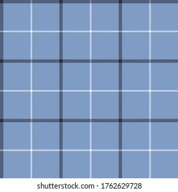 Blue, Dark blue and White colors modern tartan plaid Scottish seamless pattern.Texture from plaid,tablecloths, clothes, shirts, dresses, jacket, skirt, paper, blankets and other textile products.