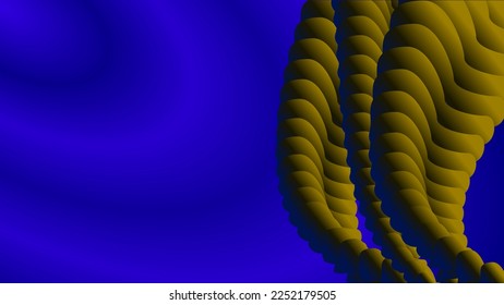 fondo abstracto de gradiente azul y amarillo oscuro con fluido. concepto sencillo, mínimo y de color. utilizado para fondo, fondo de pantalla, banner, copia de espacio o página de inicio
