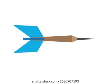 Dardo azul para tablero de juego