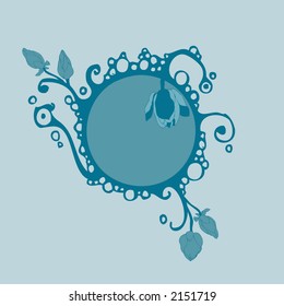blue decoration