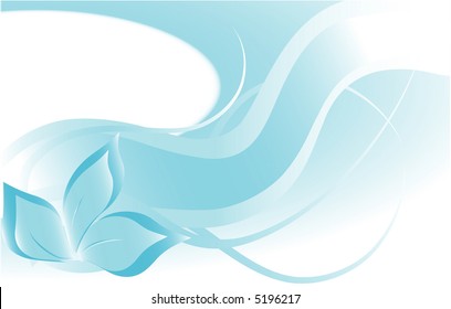 Blue Decoration Abstract