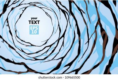 Blue decorative background