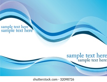 blue decorative background with place for text