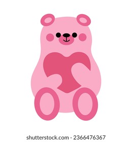 Blue or Pink? Decorative element for baby shower design. Gender reveal party icon	