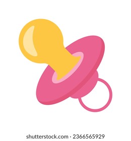 Blue or Pink? Decorative element for baby shower design. Gender reveal party icon