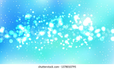 Blue Defocused Lights Background Graphic
