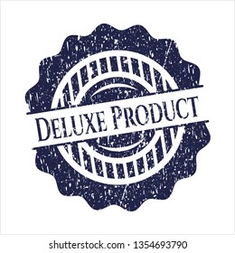 Blue Deluxe Product with rubber seal texture