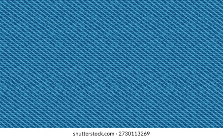 Patrón transparente de tela de mezclilla azul. Fondo de tela de jean azul marino. Abstractas patrón sin costuras con textura de material de algodón azul para vestido casual, pantalones o chaqueta. Superficie de tela de mezclilla, Ilustración vectorial