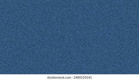 Blue denim pattern texture background vector illustration