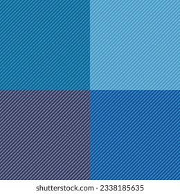 texturas de denim azul en conjunto sin costuras