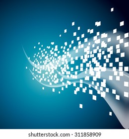 Blue design background