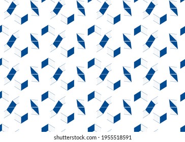 Blaues Design-Element. Nahtlose Textur.