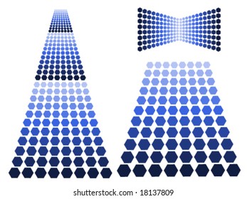 blue design elements