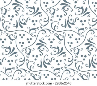 Blue design floral pattern 