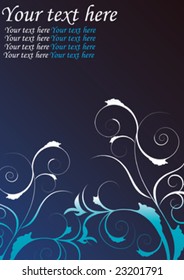blue design ornament