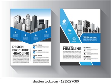 blue design template for background cover, layout, brochure, magazine, catalog, and flyer