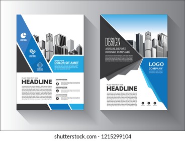 blue design template for background cover, layout, brochure, magazine, catalog, and flyer