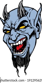 Blue Devil Head