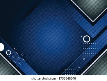 Blue Diagonal Line Background, geometric shapes and gradient.