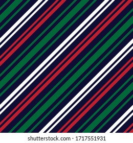 Blue diagonal striped seamless pattern background suitable for fashion textiles, graphics
