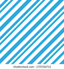 Blue diagonal striped seamless pattern background suitable for fashion textiles, graphics