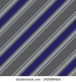 Blue diagonal striped seamless pattern background suitable for fashion textiles, graphics