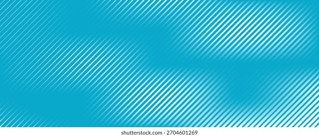 Fondo abstracto de rayas diagonales azules con patrón de líneas de gradiente suave, diseño de Vector geométrico moderno para presentación, tecnología, Anuncio digital, Plantilla de negocios o fondo corporativo